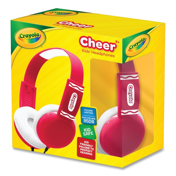 Cheer Wired Headphones, Red/White